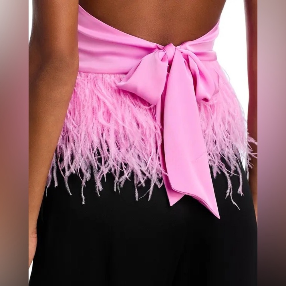 Ramy Brook Pink Embellished Halter Blouse - Picture 10 of 15